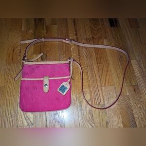 Dooney & Bourke Signature Letter Carrier Crossbody Purse